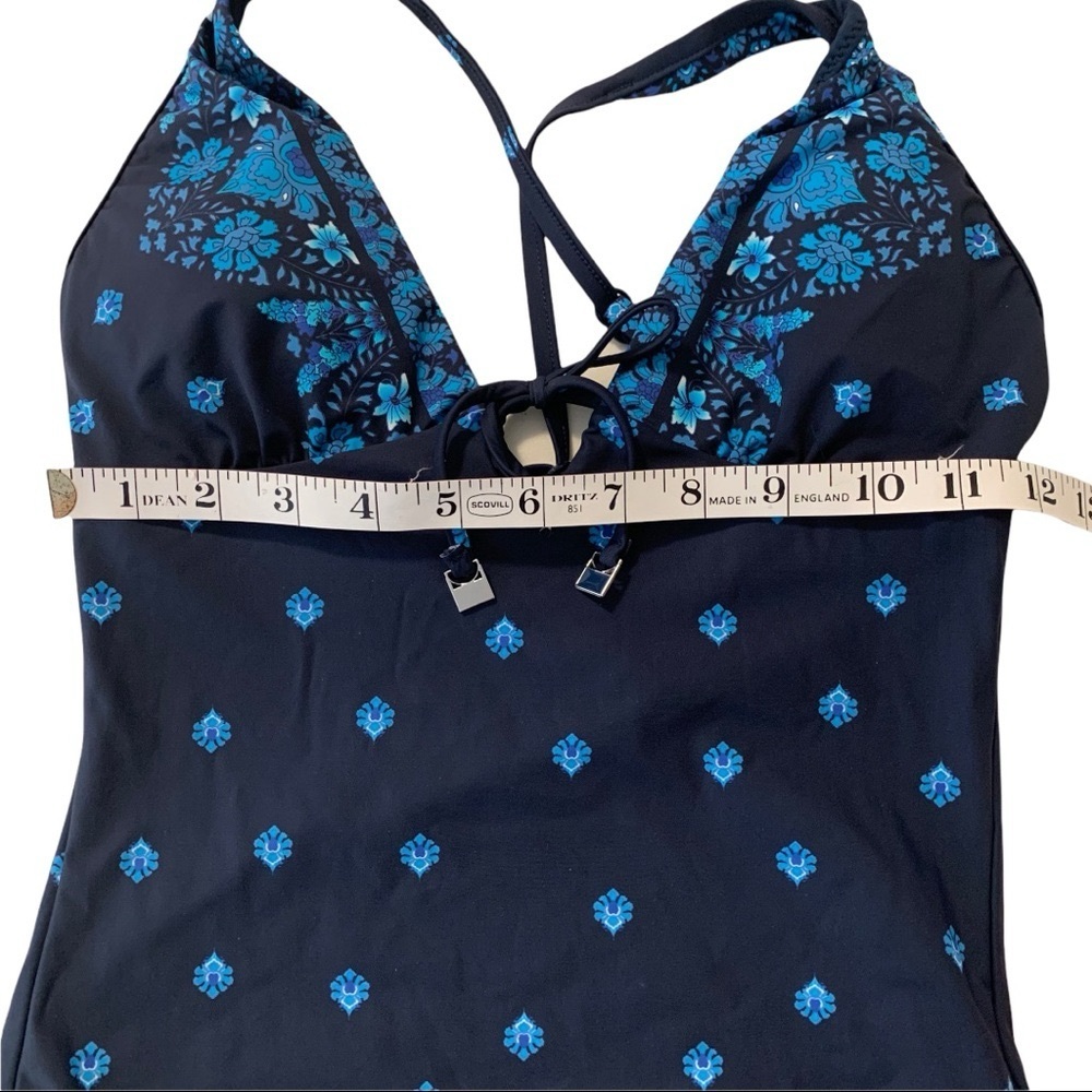 Seafolly Sunflower border Maillot Swimsuit Blue 4 - Picture 12 of 15
